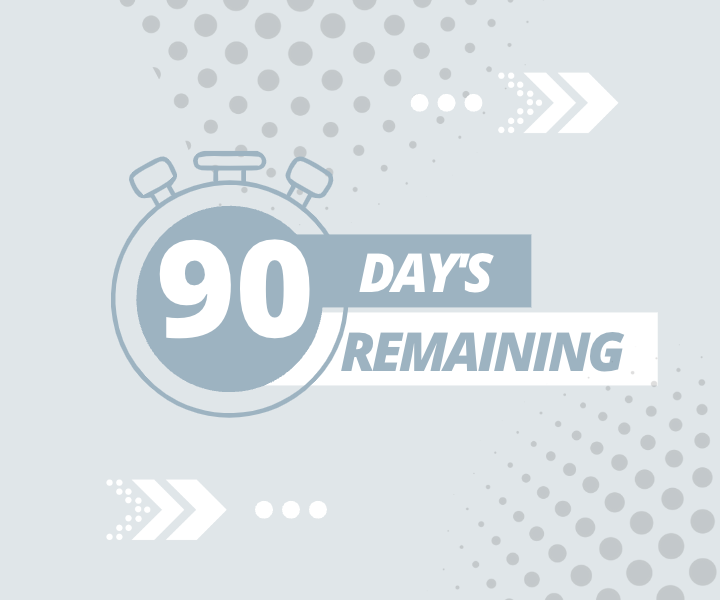 90 DAY COUNTER for how to pack your seasonal clothes for storage - length of time
